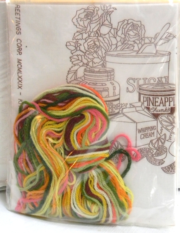 Paragon Crewel Stitchery Kit Bless My Kitchen 1979