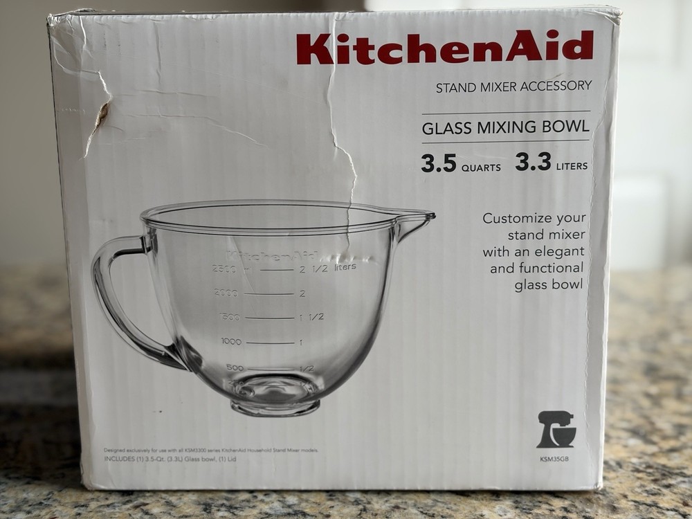 KitchenAid 3.5 Quart Replacement Bowl for Stand Mixer