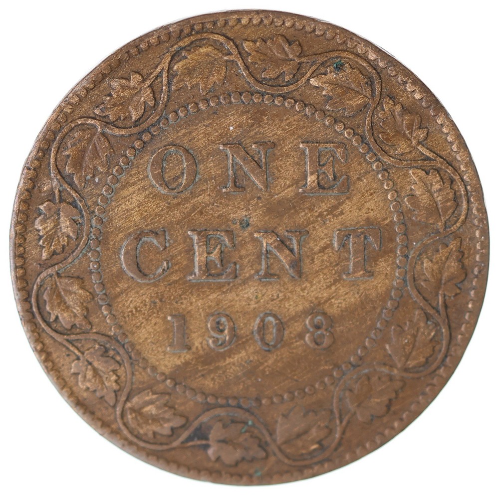 1908 Canada 1 Cent - F/VF - Lot#13837