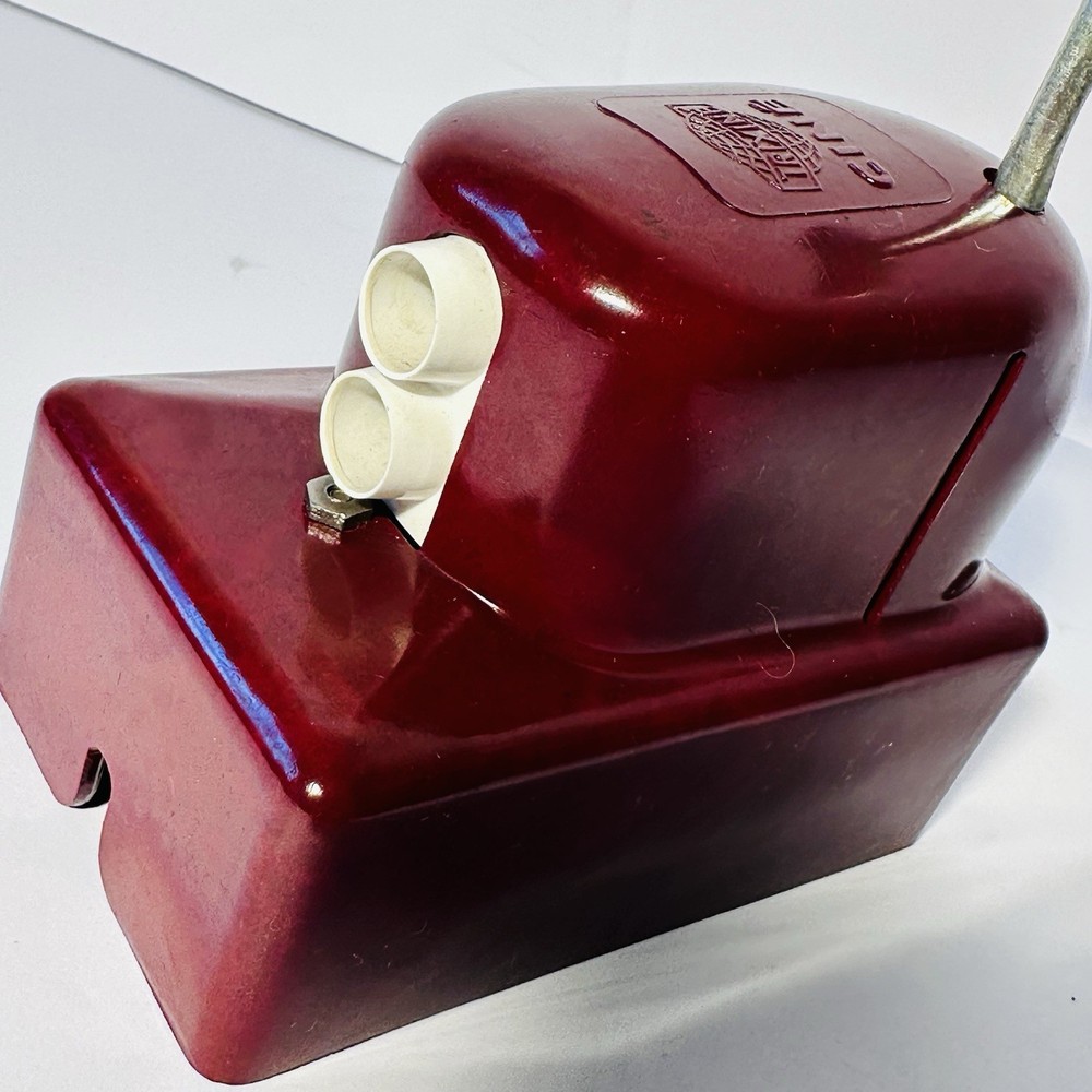 Vintage Red Bakelite Spring Projector TRIXINE CINE Working From The 1950s