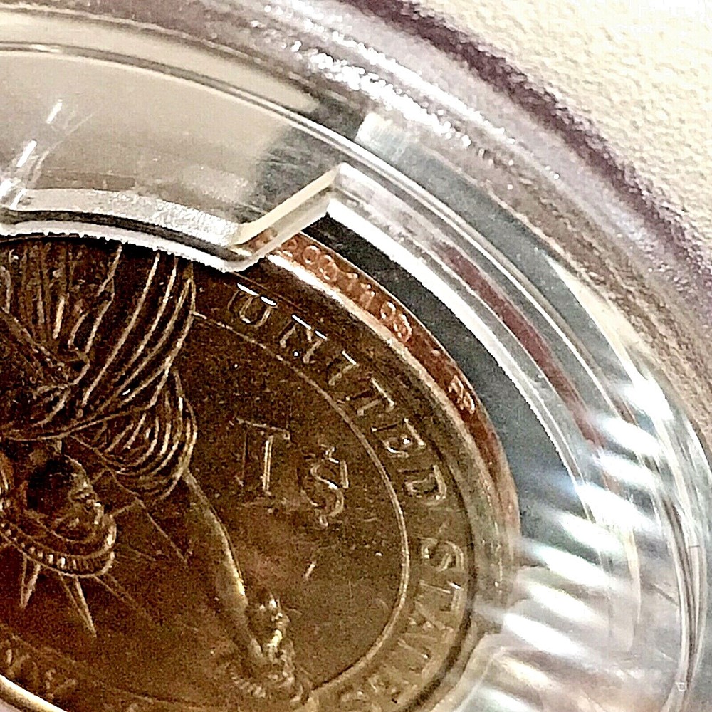 STRONG *TRIPLED* DATE & MM EDGE! 2010 BUCHANAN PRES. DOLLAR PCGS MS-64 ERROR