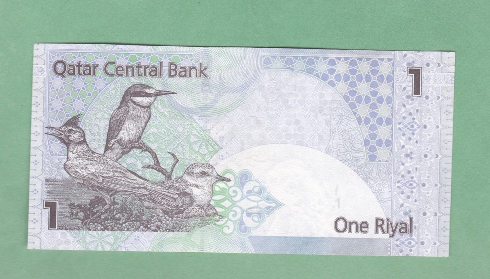 Qatar 1 Riyal Note (2015) P-28 UNCIRCULATED