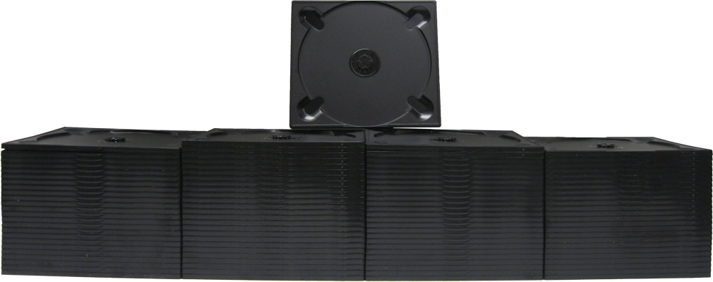(100) Black Digipak Glue-in Replacement CD Media Disc Trays Inserts #CDIR70BK