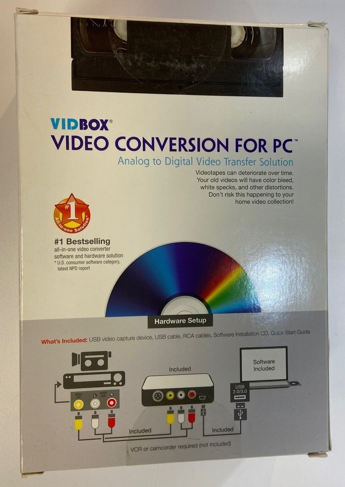 VIDBOX Video Conversion for PC PC solution VCP1M **NEW**