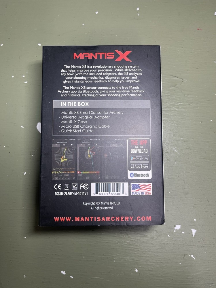 Mantis X8 Archery Shooting Analysis System, NEW.