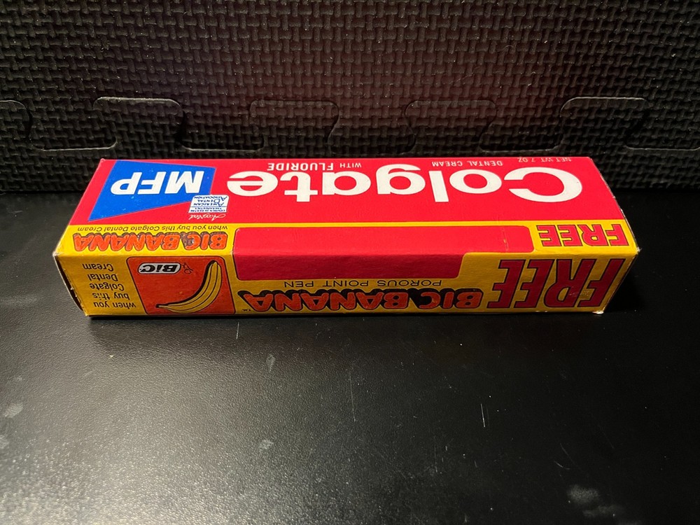 1970's Toothpaste - 5 emtpy custom design display boxes