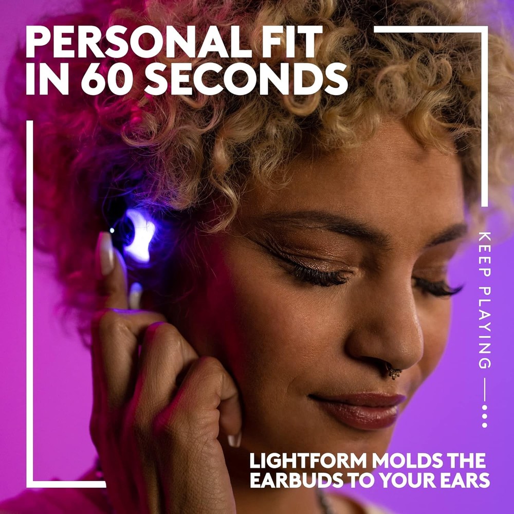 Logitech - FITS True Wireless Gaming Earbuds for PC, Mac, PS5, PS4, Mobile,