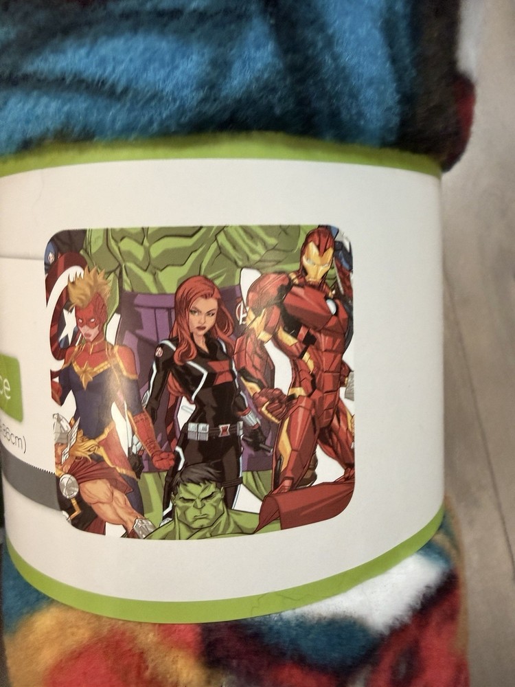 Marvel | Avengers | Multicolor | Licensed Fleece Throw Blanket NEW