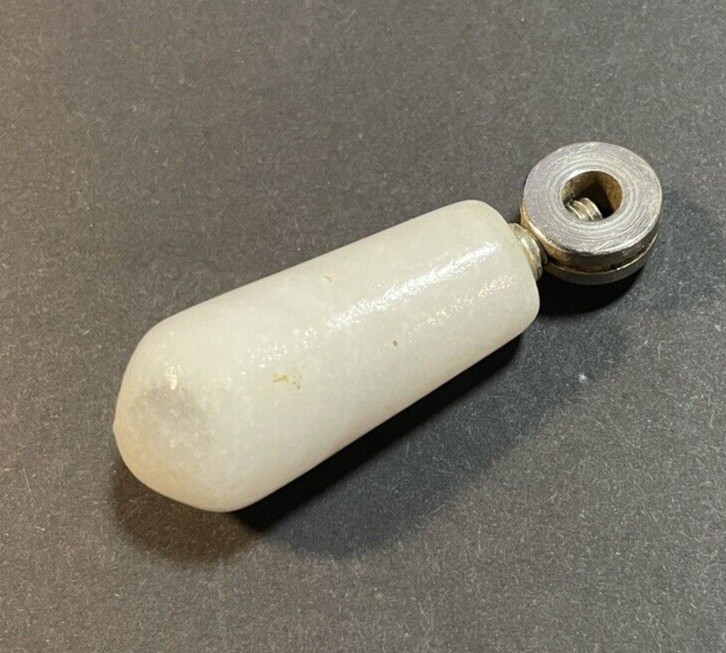 Vintage White Marble Quartz Faucet Handle Knob