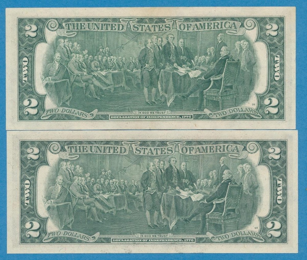 $2.00 1976 NEW YORK MISMATCH BLOCK HA/BA RARE TYPE ERROR
