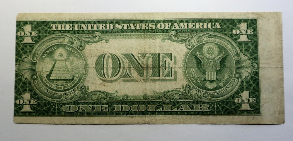 1935C 1$ SILVER CERTIFICATE MISALIGNMENT ERROR NOTE