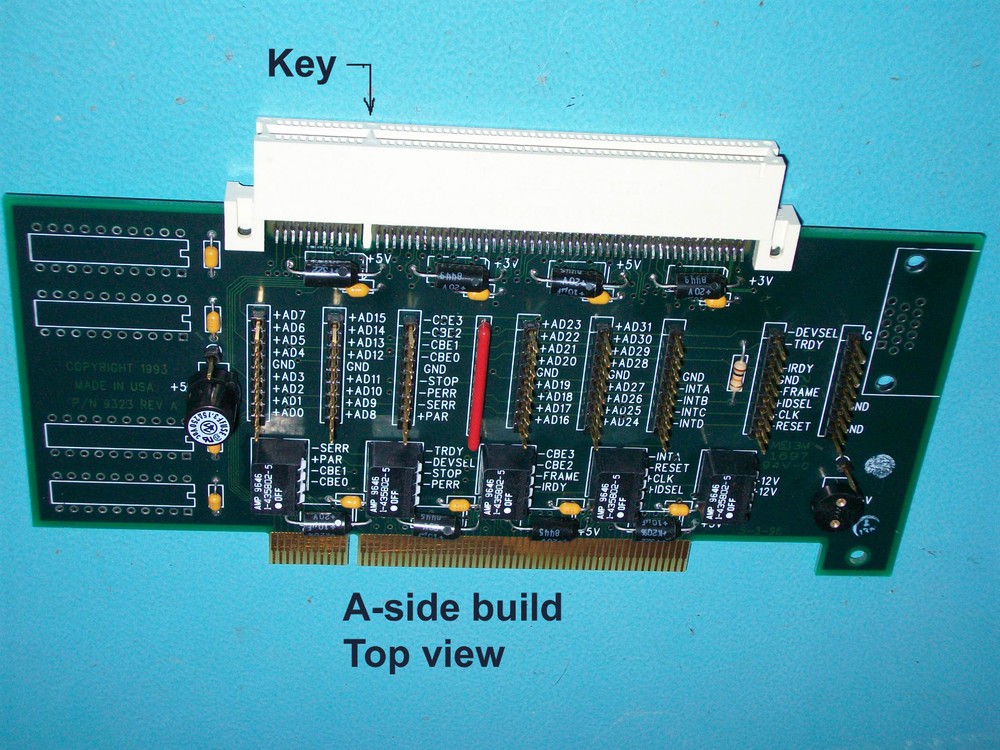 PCI Bus Extender Logic Analyzer Interface Debug & Validation Board 3V/5V Univ. A