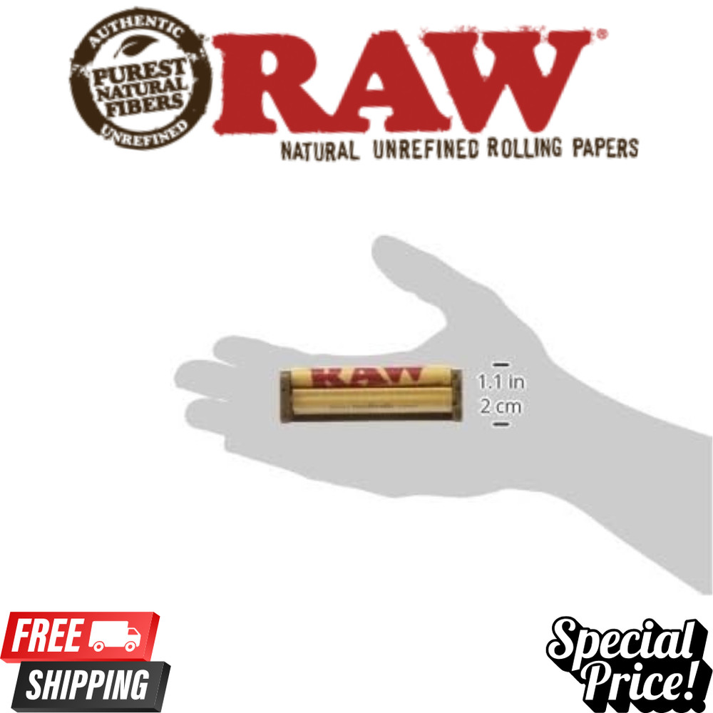 RAW 79mm Rolling Machine Authentic Roller 12ct Display (Lot 6) Bulk Wholesale