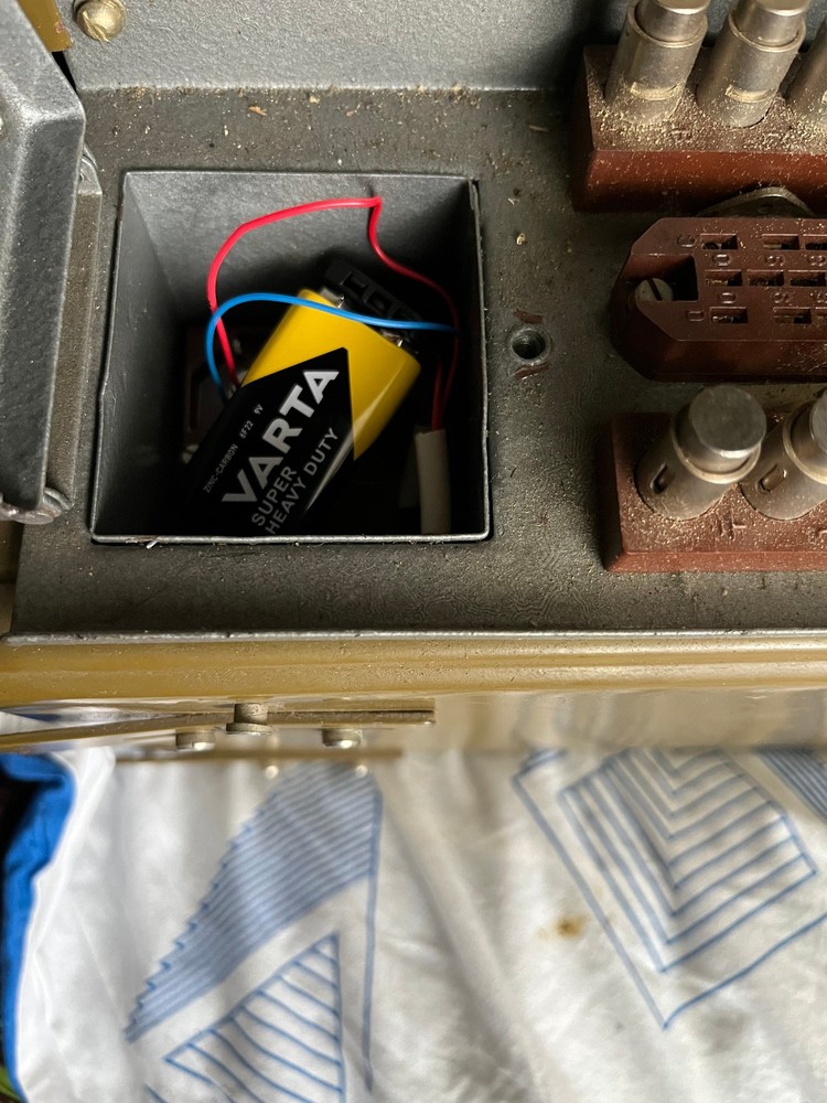 Military switchboard P-193M with phone-working