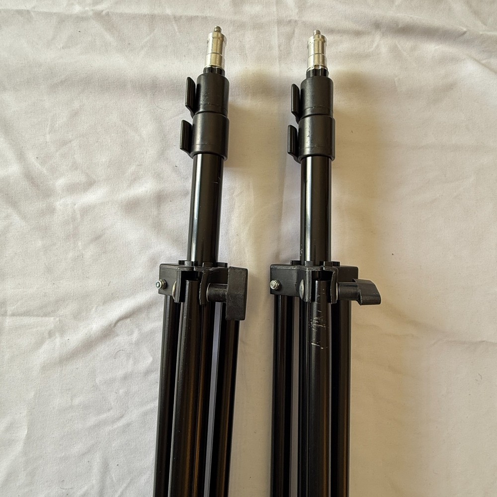 2PC COWBOY STUDIO LIGHT STAND 5FT TRIPOD PHOTOGRAPHY VIDEO STUDIO LIGHTING KIT