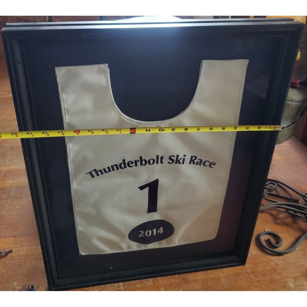 Thunderbolt Ski Race 2014 Framed Bib Jersey Mt Greylock MA