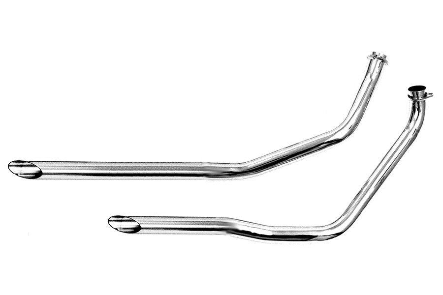 Drag Pipe Set Chrome fits Harley Davidson