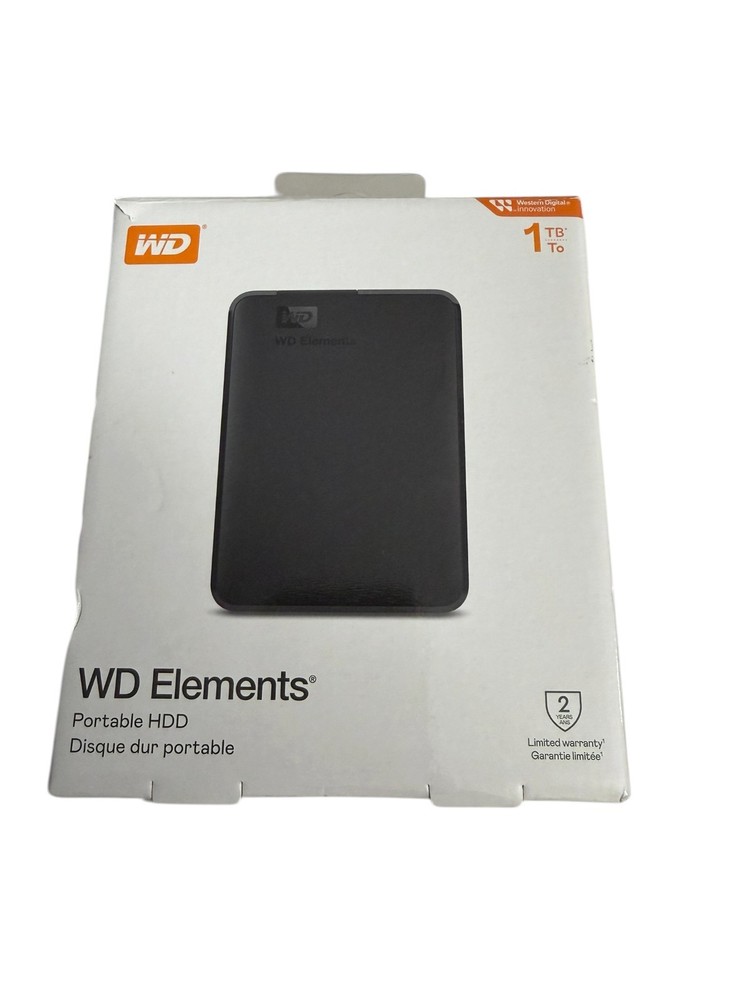 Western Digital WD Elements 1 TB Portable External Hard Disk Drive