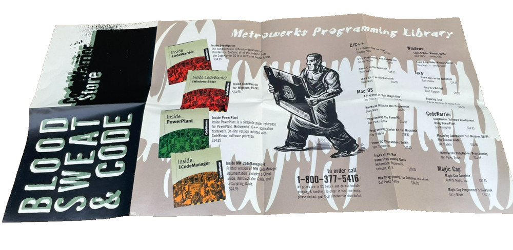 Metrowerks CodWarrior Professional Release 1, Windows 95/NT Tools U21212