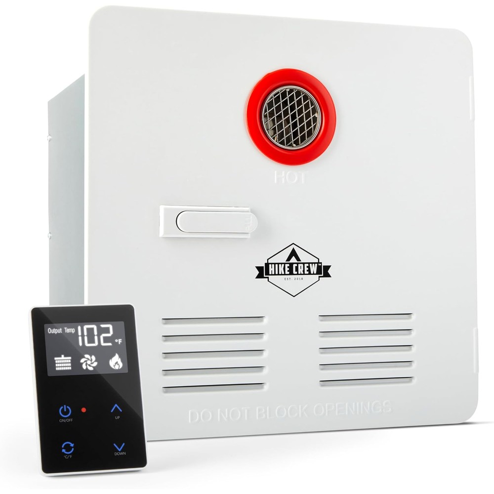 Hike Crew Tankless RV Hot Water Heater, RV Propane Water Heater System