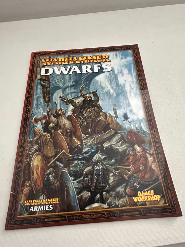 Warhammer Classic Dwarfs Dwarves Dwarfen Army Book Codex 2005 Excellent SC OOP