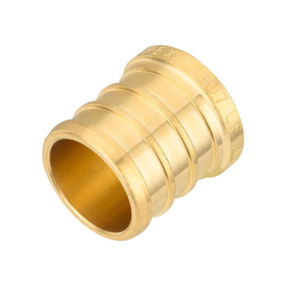 (Pack of 10) EFIELD Pex Plug 1-inch End Cap Brass Crimp Pack 10,