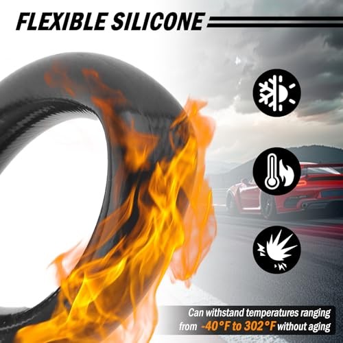 5Ft Silicone ID 1" Heater Hose for Car,Flexible Car Radiator Hose 1" 5FT