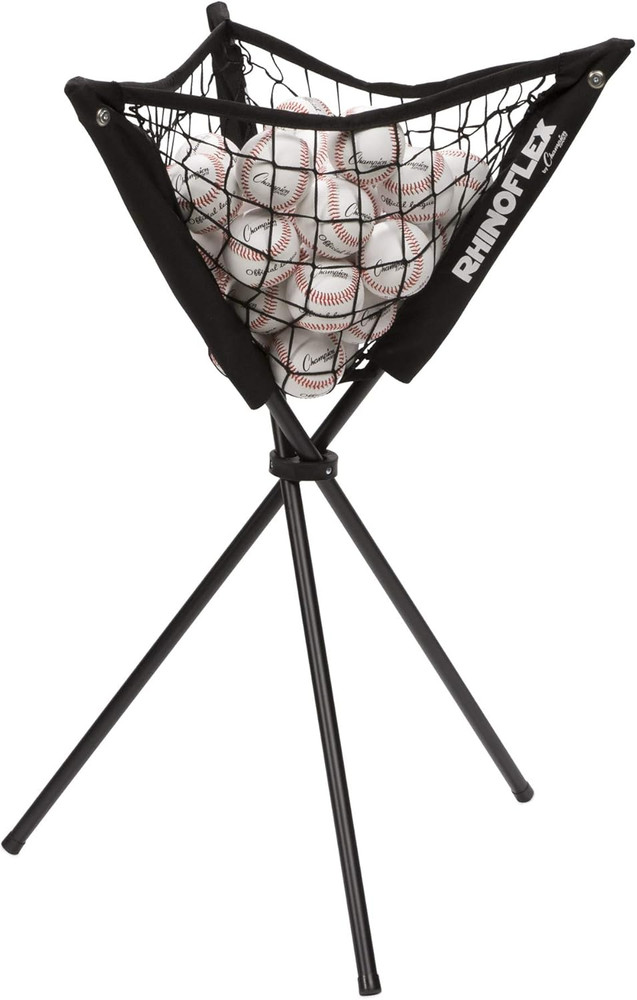 Rhino® Flex Ball Caddy - Knotless Polyester Net with Iron Frame - Lightweight Po