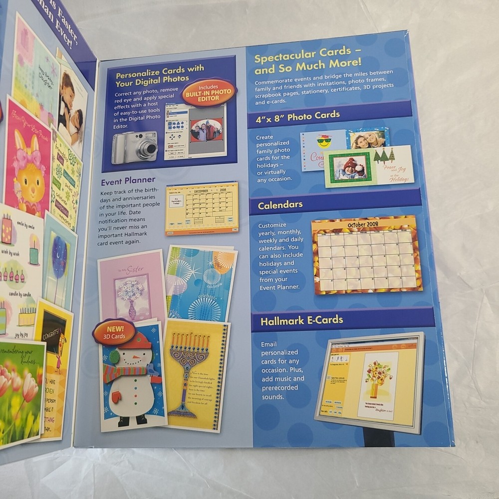 Hallmark Card Studio 2008 Deluxe - Greeting Card Computer Software on Windows CD