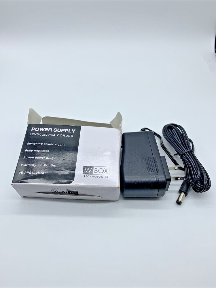 W Box Technologies 0E-PPS12VHAC 12VDC 500ma