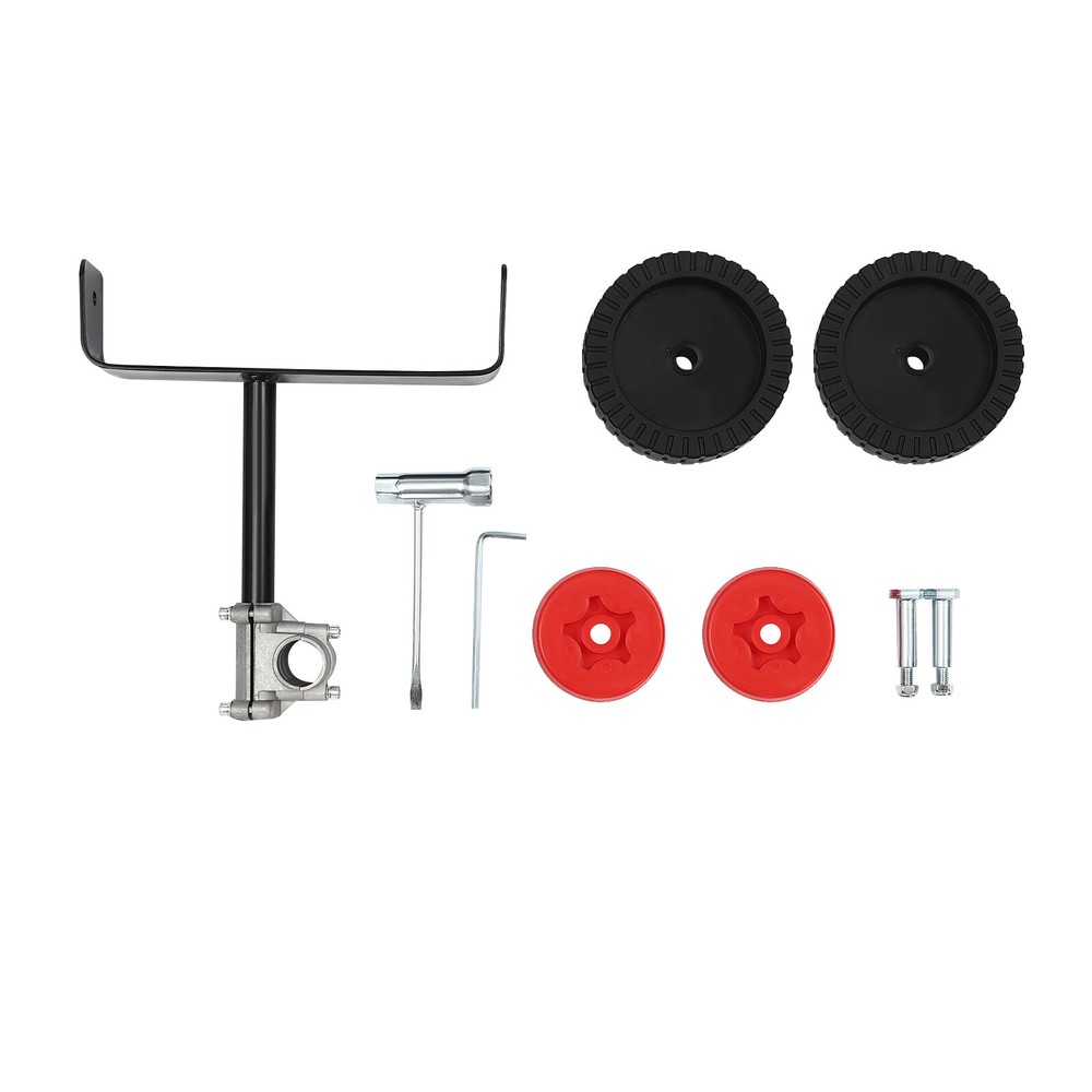 String Trimmer Support Wheel Walk Behind Auxiliary Wheel Adjustable Hight