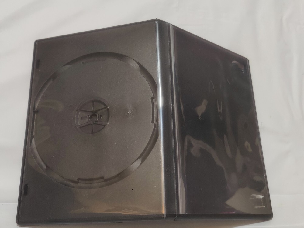 Standard black single CD/DVD cases pack of 5