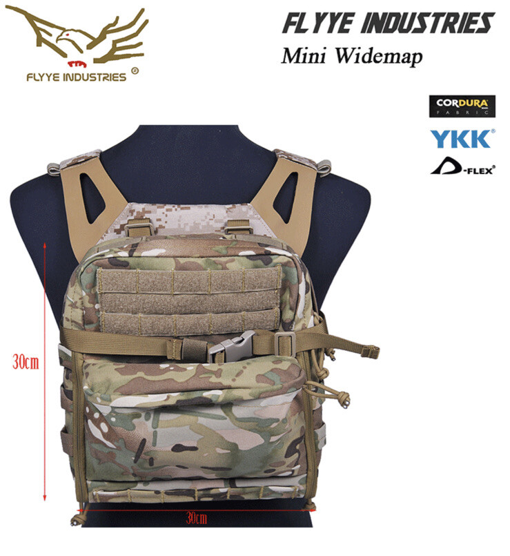 MODI (FLYYE) Mini Wide "Map Pack" Hydration Pack - Multicam Black