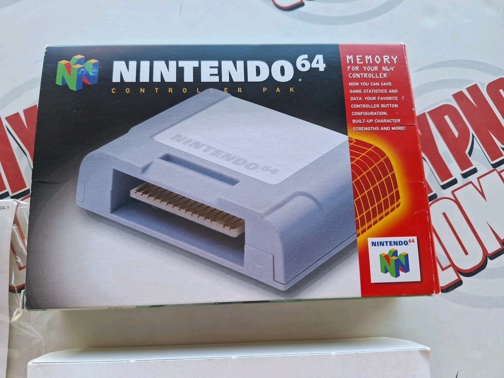 Nintendo 64 Controller Pak CIB Gem Authentic Must See!