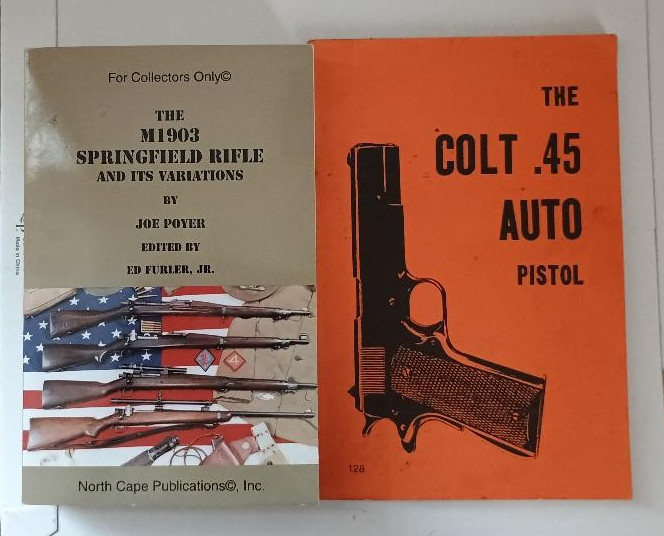 2 BOOKS 1903 SPRINGFIELD AND COLT 1911