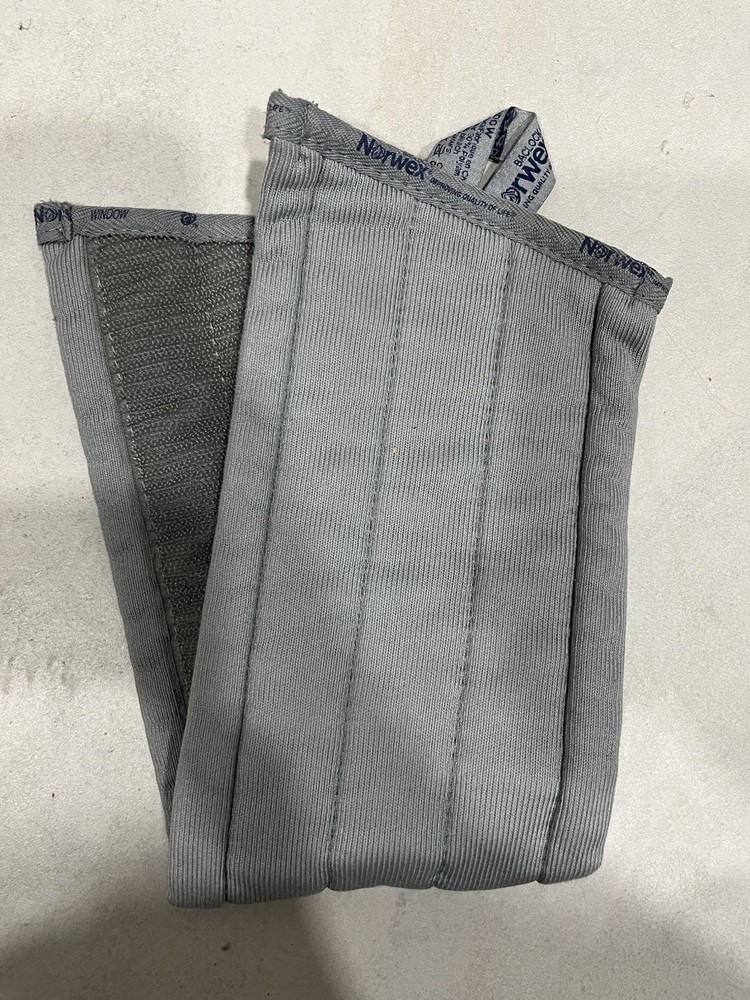 Norwex Window Cloth Mop Pad Grey Large Used Once