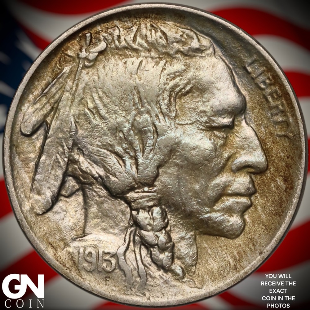 1913 P TYPE 1 Buffalo Nickel B2090