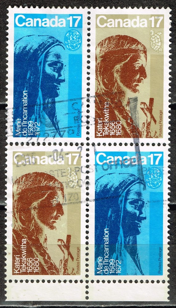 Canada Famous Women stamps block 1966