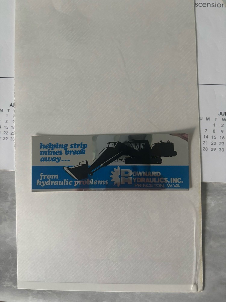 COAL MINING STICKERS Nice Vendor 2025 Listing. Item 13