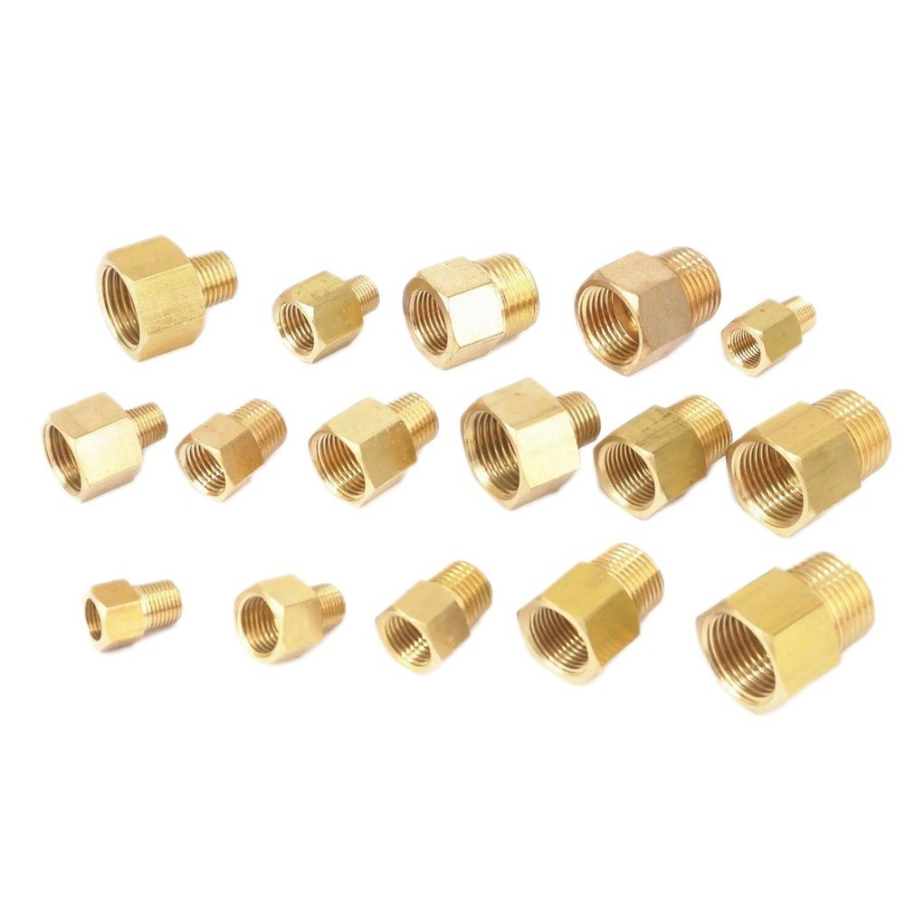 Sturdy Brass Quick Connector for Various Internal and External Threads