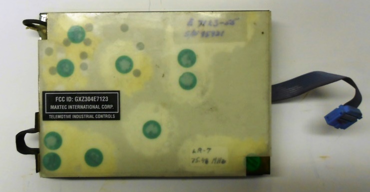 TELEMOTIVE MAXTEC OSCILLATOR MODULATOR, COMM MODULE, E7123-55, GXZ304E7123