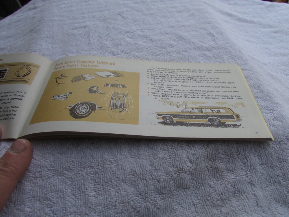 1967 Ford Owners Manual Original