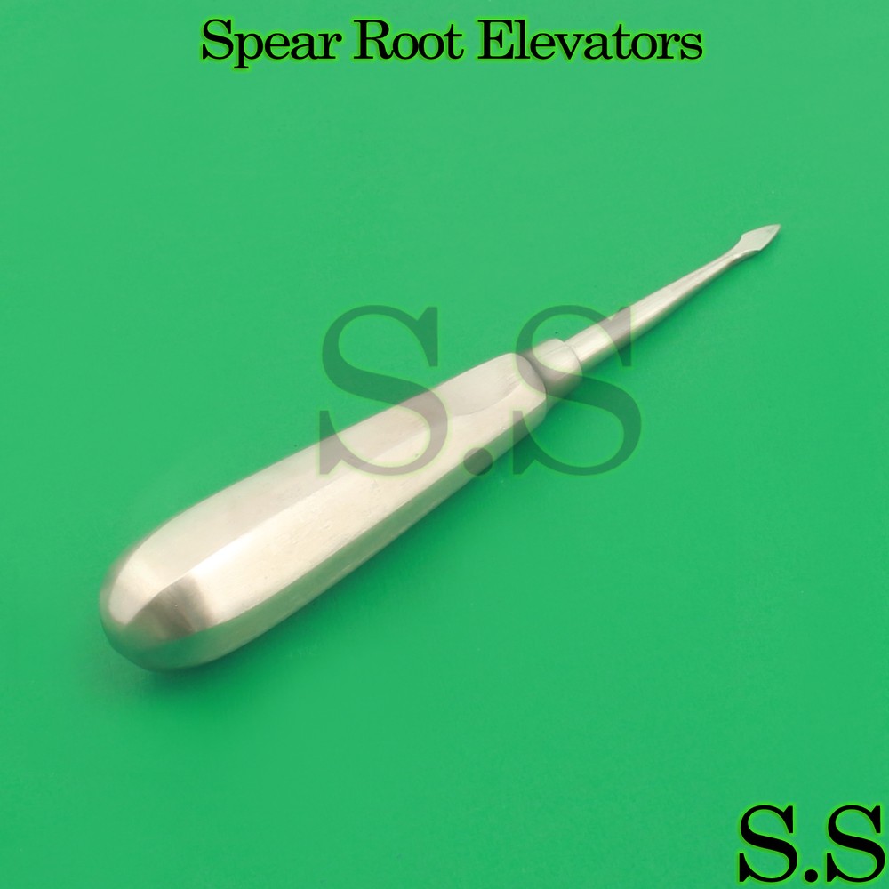 3 Pcs New Surgical Dental Spear Root Elevators # 36 Root Extracting Instruments