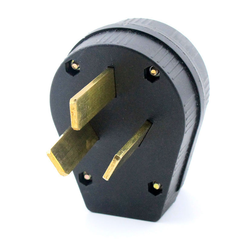 30A, 250V, Angle Heavy Duty Plug - PRESSURE WASHER PLUG - INDUSTRIAL