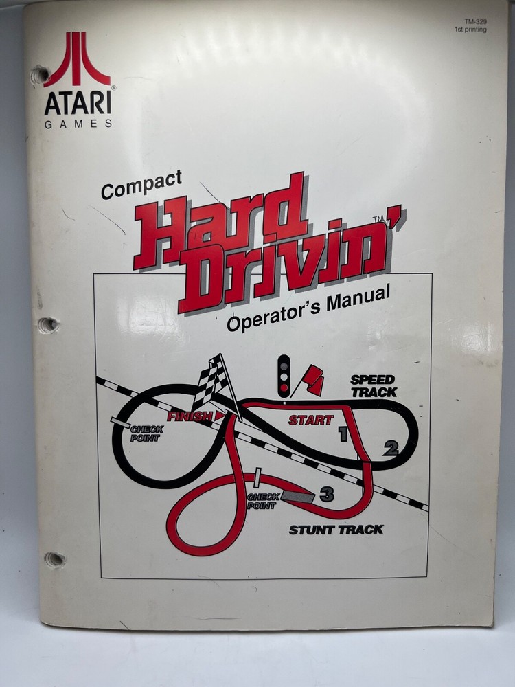 ATARI: Arcade game Manuals Collection from distributors library YOUR CHOICE