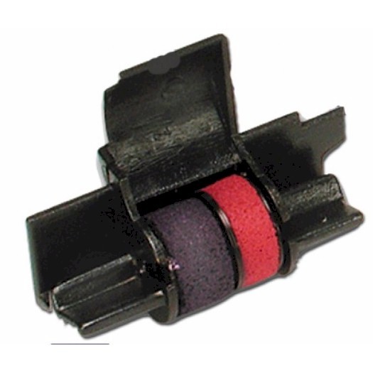2-Pack, Ink Roller for Royal Timemaster TC100 BLACK-RED