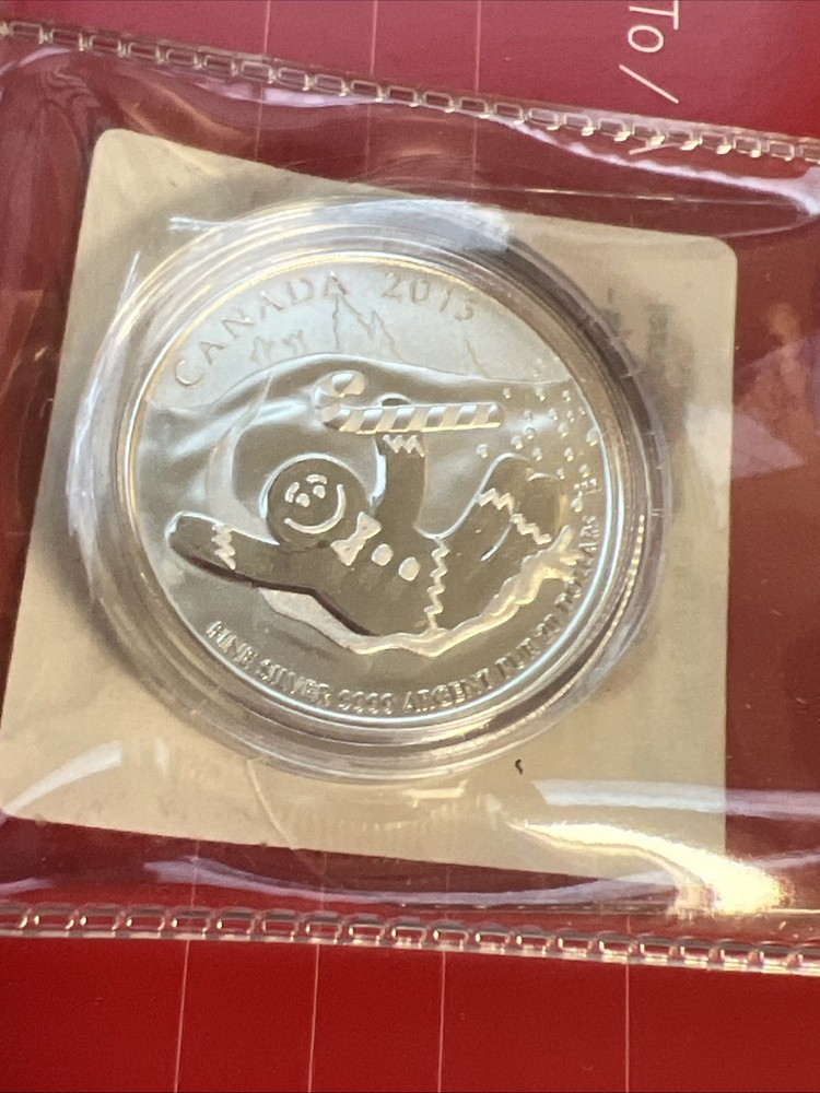 2015 Canada $20 for $20 "Gingerbread Man'' Fine Silver