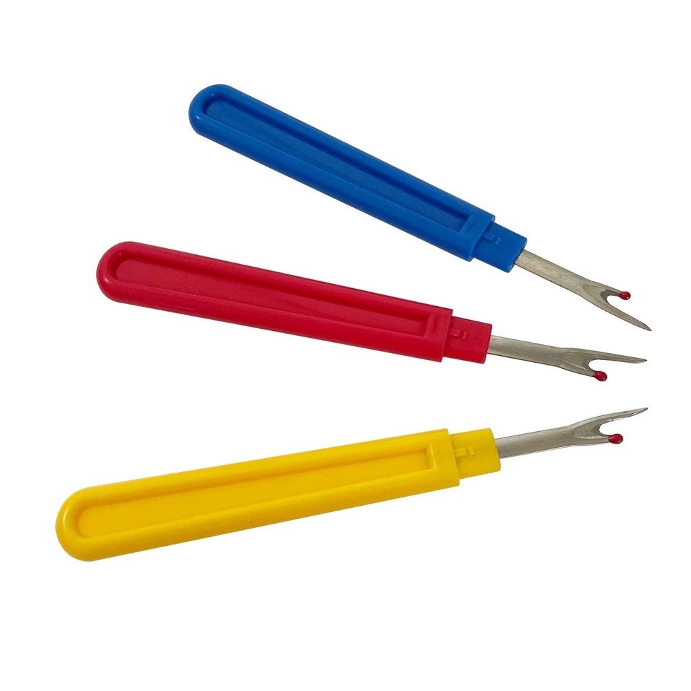 4pcs Handle Seam Rippers Thread Remover Tool Clothes Stitching Thread Unpicker.