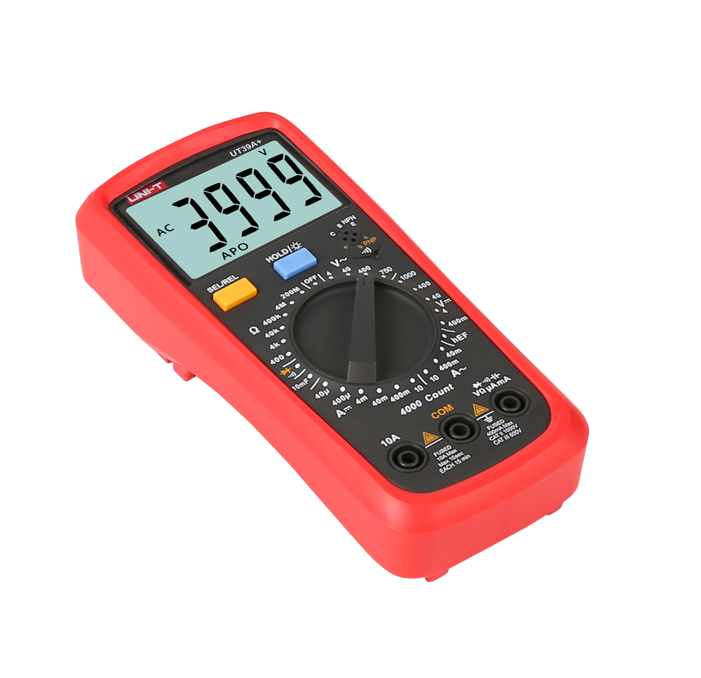 UNI-T UT39A+ Modern Digital Multimeter High Voltage Protection #