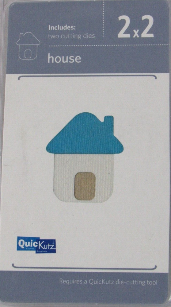 QuicKutz House 2x2, 2 Cutting Die Set KS-0935